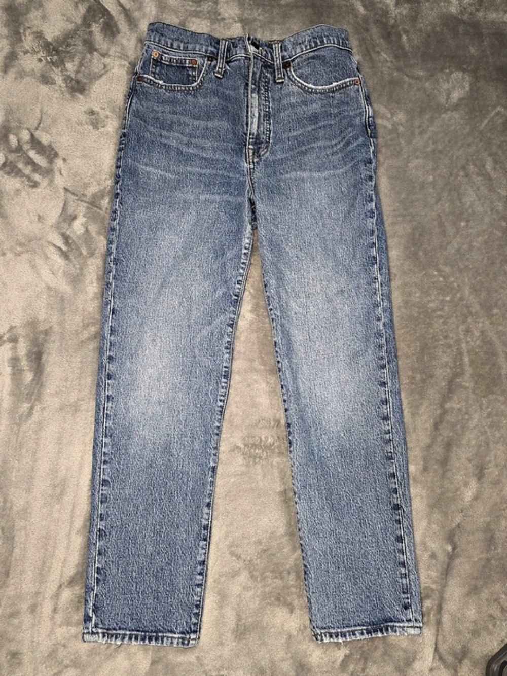 Madewell The Perfect Vintage Straight Jean Women's Straight Leg Jeans Blue-27